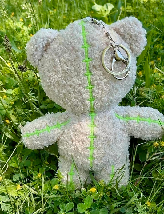 Faceless Love Bear Keychain - Beige