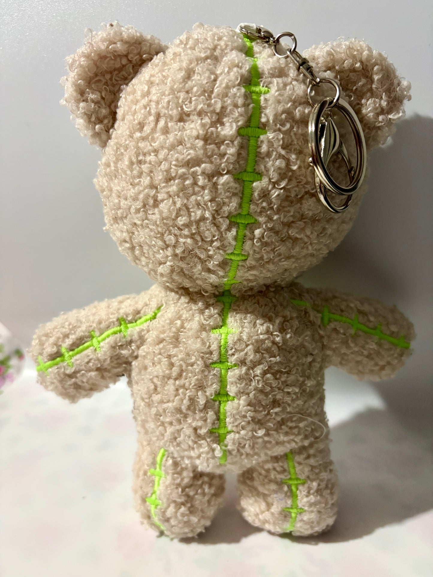 Faceless Love Bear Keychain - Beige