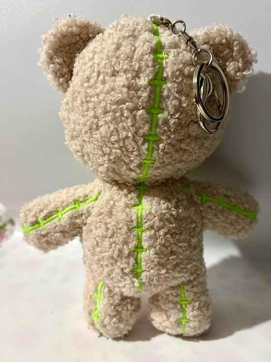 Faceless Love Bear Keychain - Beige
