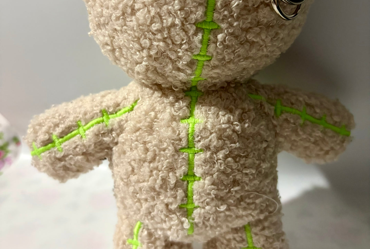 Faceless Love Bear Keychain - Beige