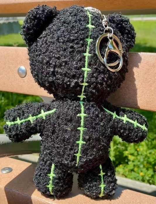 Faceless Love Bear keychain- Black