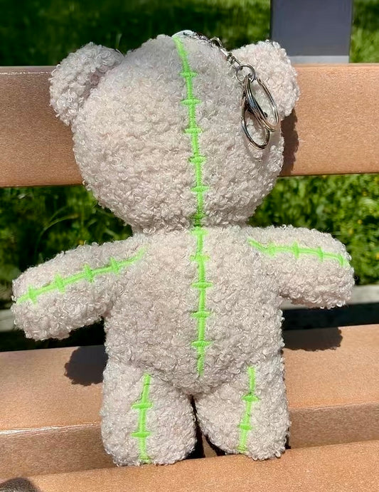 Faceless Love Bear Keychain - Beige